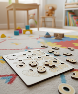Puzzle Éducatif en Bois Personnalisé - Prénom, Chiffres